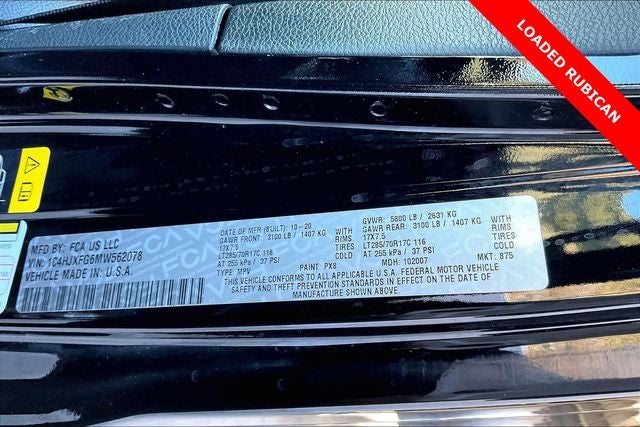 2021 Jeep Wrangler Unlimited Rubicon