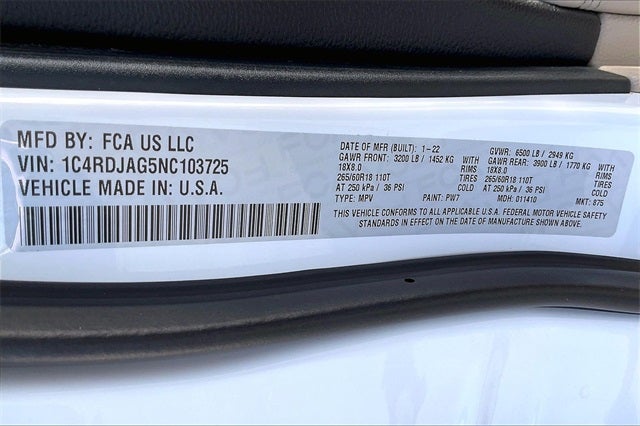 2022 Dodge Durango SXT