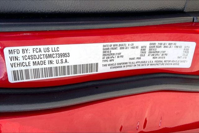 2021 Dodge Durango R/T