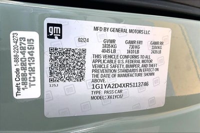 2024 Chevrolet Corvette Stingray 1LT