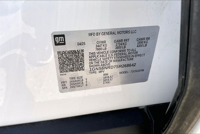 2025 Chevrolet Tahoe LT