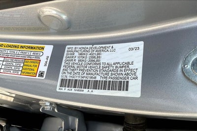 2023 Honda Accord EX