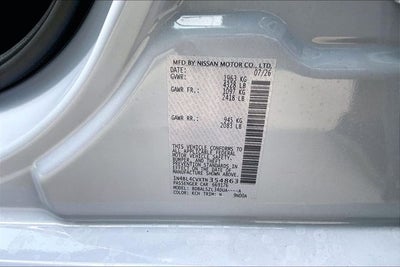 2026 Nissan Altima 2.5 SR