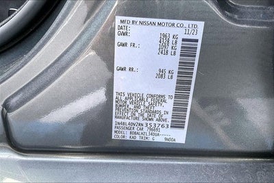 2024 Nissan Altima 2.5 SV