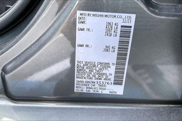 2024 Nissan Altima 2.5 SV