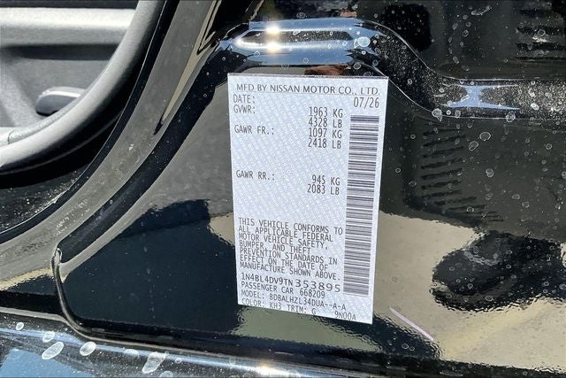 2026 Nissan Altima 2.5 SV