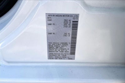 2025 Nissan Altima 2.5 SV