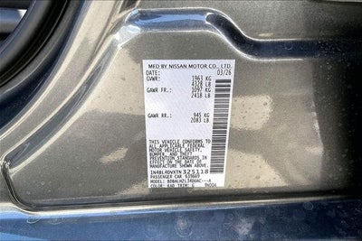 2026 Nissan Altima 2.5 SV