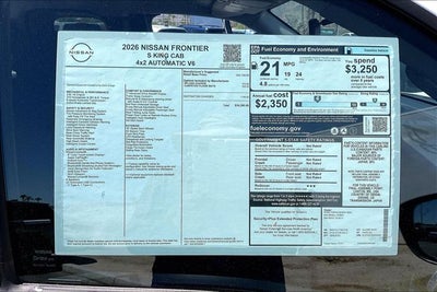 2026 Nissan Frontier S
