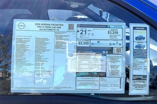 2026 Nissan Frontier PRO-X