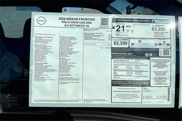 2026 Nissan Frontier PRO-X