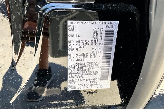 2026 Nissan Frontier SV