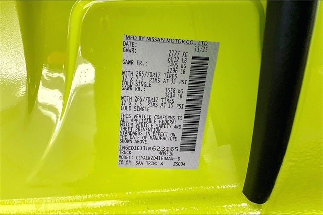 2026 Nissan Frontier PRO-X