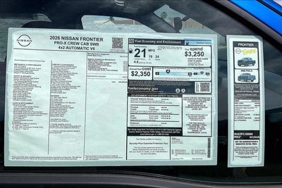 2026 Nissan Frontier PRO-X