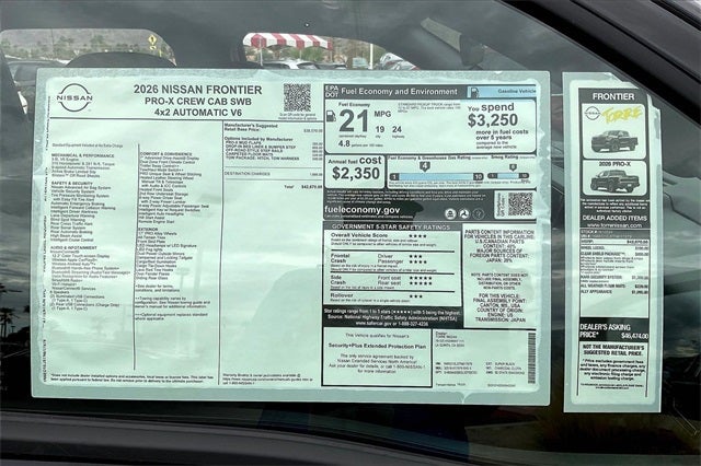 2026 Nissan Frontier PRO-X