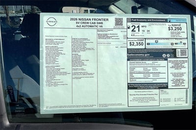 2026 Nissan Frontier SV