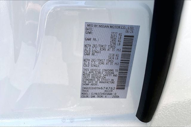 2026 Nissan Frontier PRO-4X