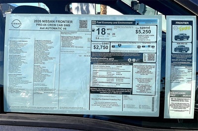 2026 Nissan Frontier PRO-4X