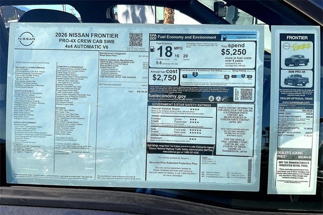 2026 Nissan Frontier PRO-4X