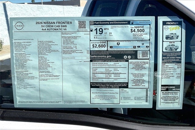 2026 Nissan Frontier SV