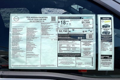 2026 Nissan Frontier PRO-4X