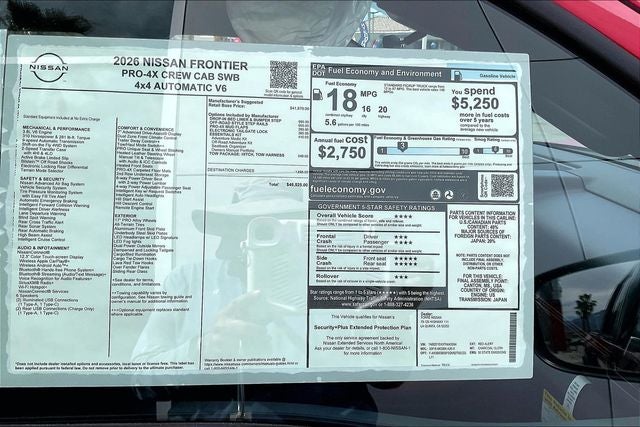 2026 Nissan Frontier PRO-4X