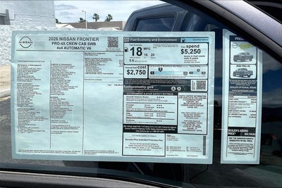 2026 Nissan Frontier PRO-4X