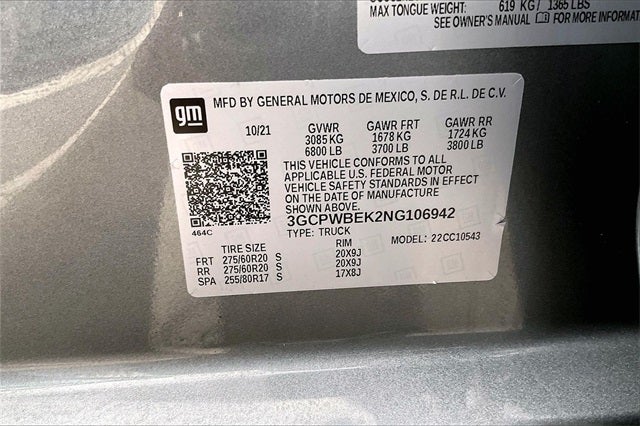 2022 Chevrolet Silverado 1500 LTD Custom