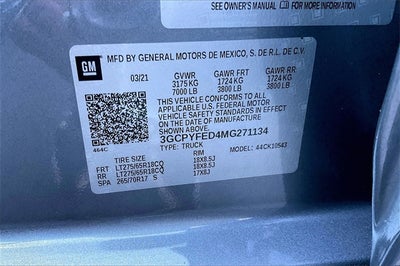 2021 Chevrolet Silverado 1500 LT Trail Boss