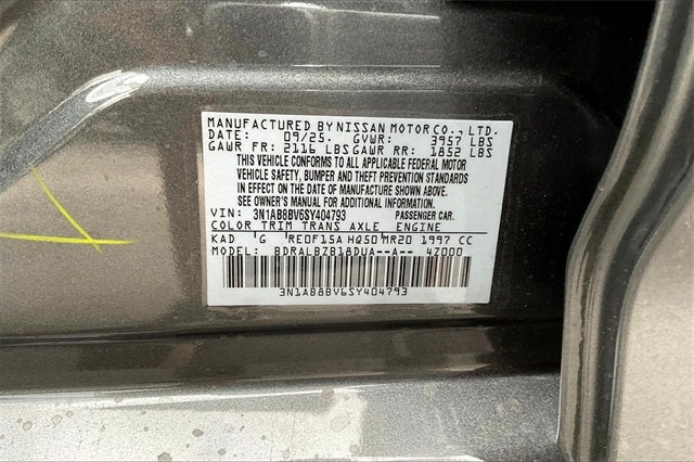 2025 Nissan Sentra S