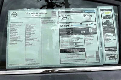 2025 Nissan Sentra SV