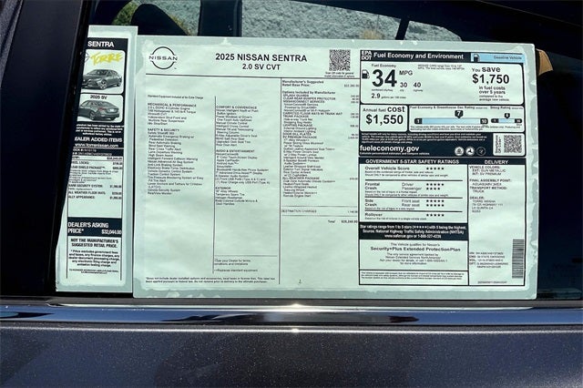 2025 Nissan Sentra SV