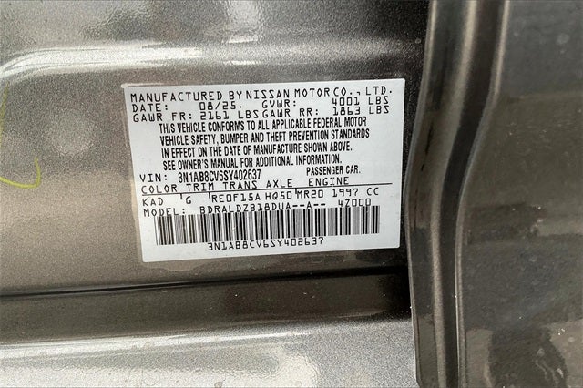 2025 Nissan Sentra SV