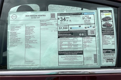 2025 Nissan Sentra SV