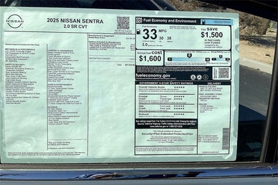 2025 Nissan Sentra SR