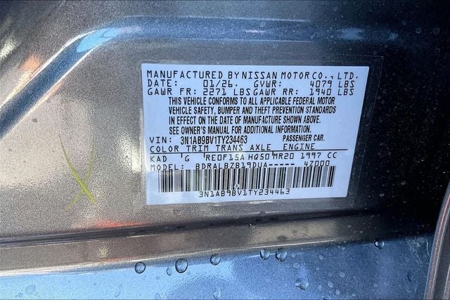 2026 Nissan Sentra S