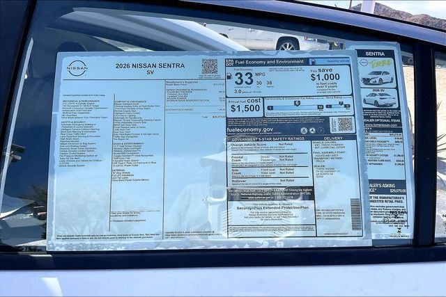 2026 Nissan Sentra SV