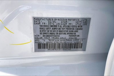 2026 Nissan Sentra SV