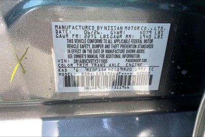 2026 Nissan Sentra SV