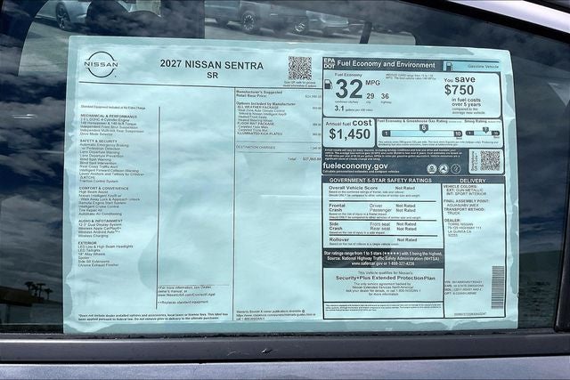 2027 Nissan Sentra SR