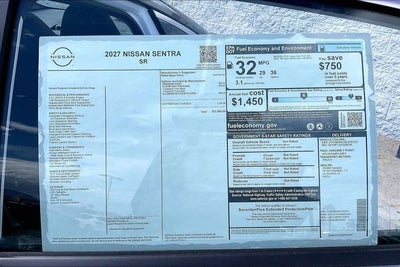 2027 Nissan Sentra SR