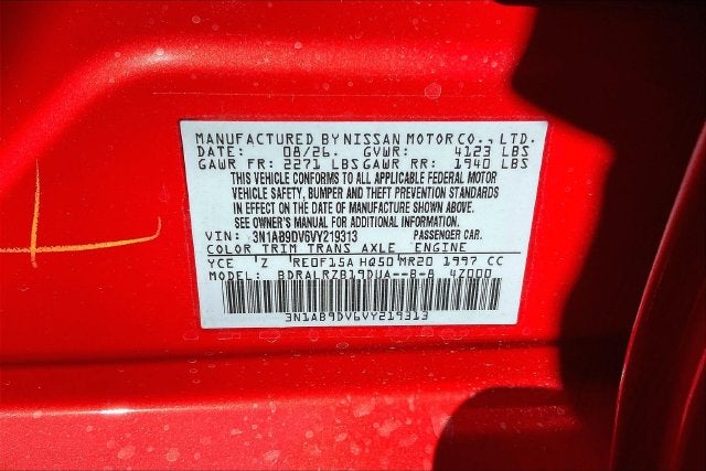 2027 Nissan Sentra SR