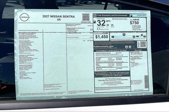 2027 Nissan Sentra SR