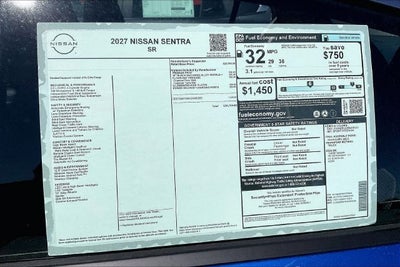 2027 Nissan Sentra SR