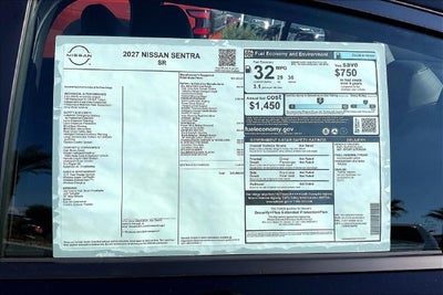 2027 Nissan Sentra SR