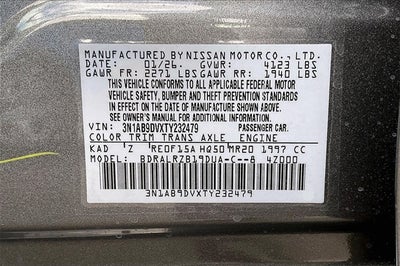 2026 Nissan Sentra SR