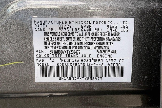 2026 Nissan Sentra SR