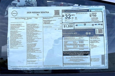 2026 Nissan Sentra SL