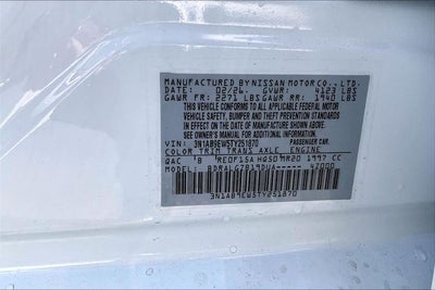 2026 Nissan Sentra SL