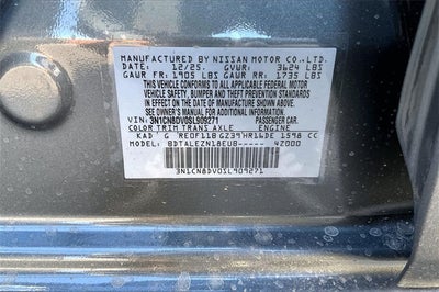 2025 Nissan Versa 1.6 S